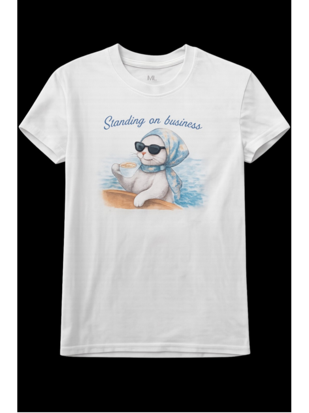 'Standing on business' adorable graphic t shirt. So mad it dont fit me!! Size s